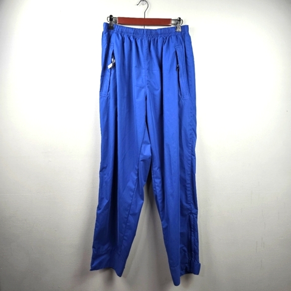 NAUTICA Vintage 90s Athletic Golf Pants Blue‎ Mens Size M Sportswear Outdoor - Picture 1 of 15